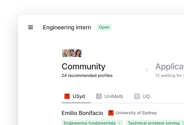 An exclusive, on-demand student workforce